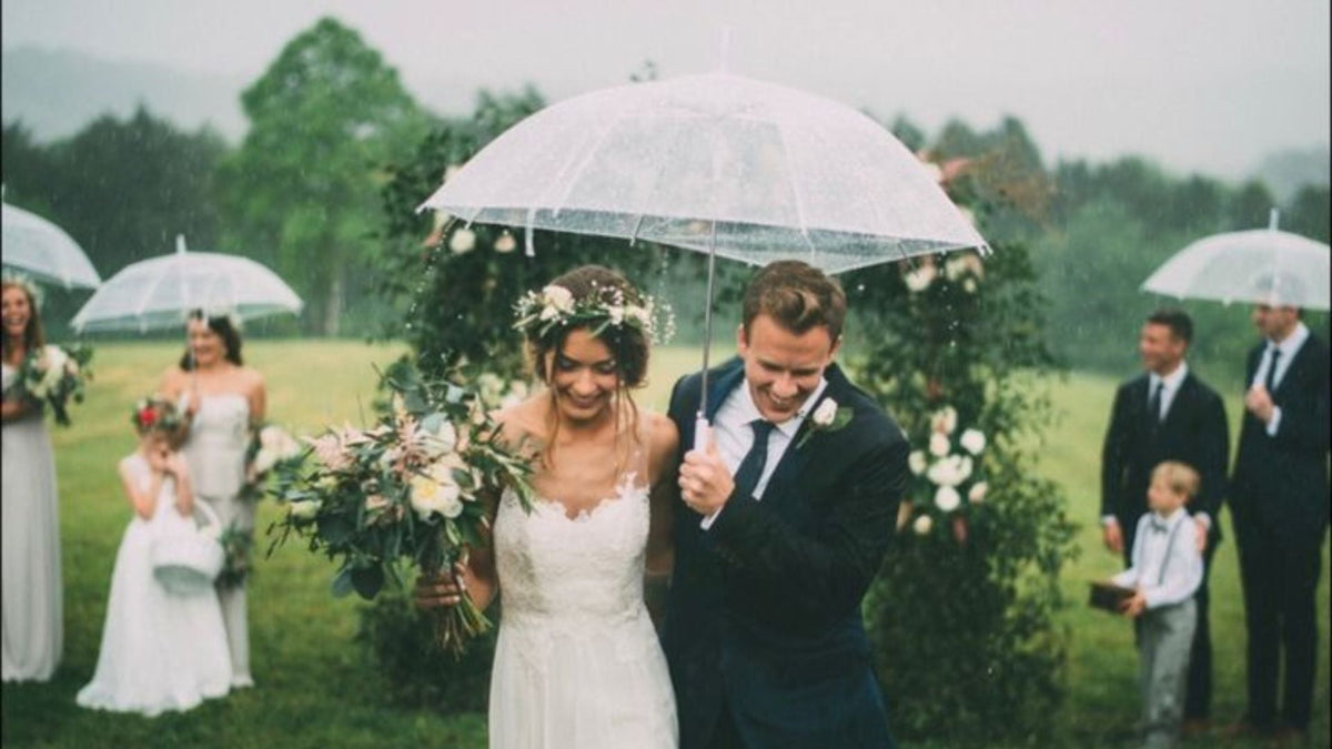 How to Prepare for Unexpected Summer Rain on Your Wedding Day