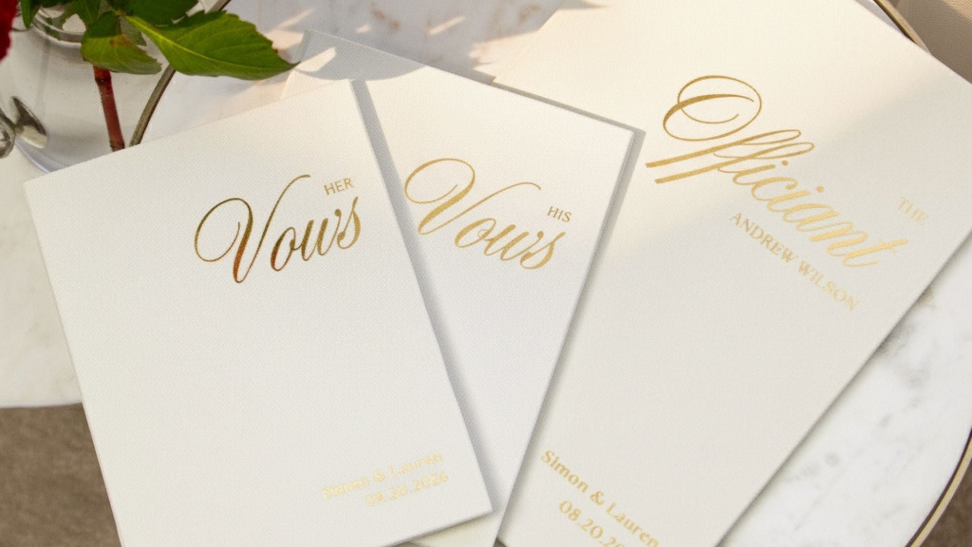 Officiant & Vow Book Styling Trends for 2026