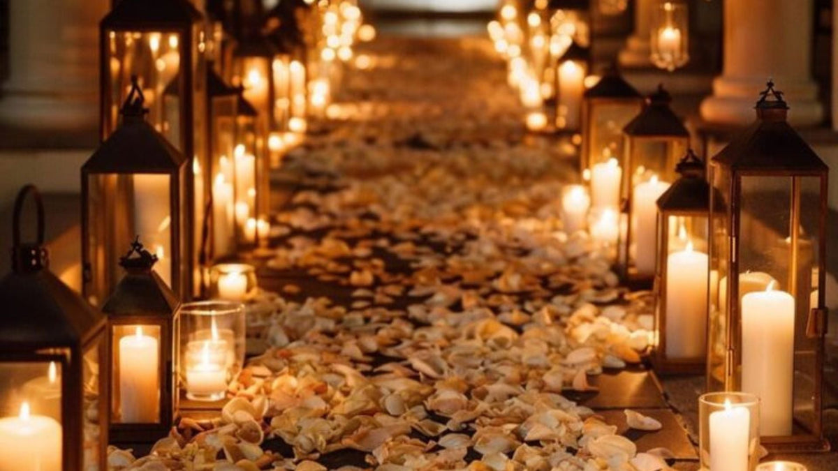 Candles, Fairy Lights & Velvet Touches: Styling a Cozy Wedding