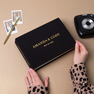 Black + Gold Matte | Guest Book