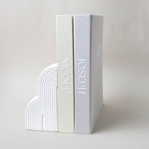 Light Blue + White Velour | 1st Year Baby Book