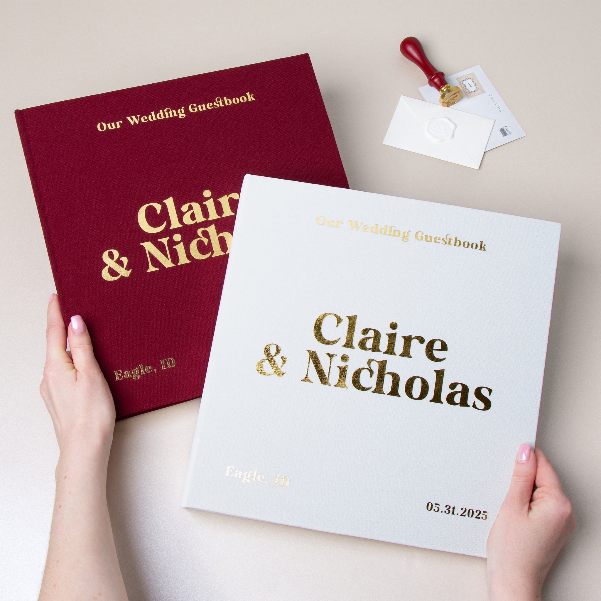 Cherry + Real Gold | Guest Book