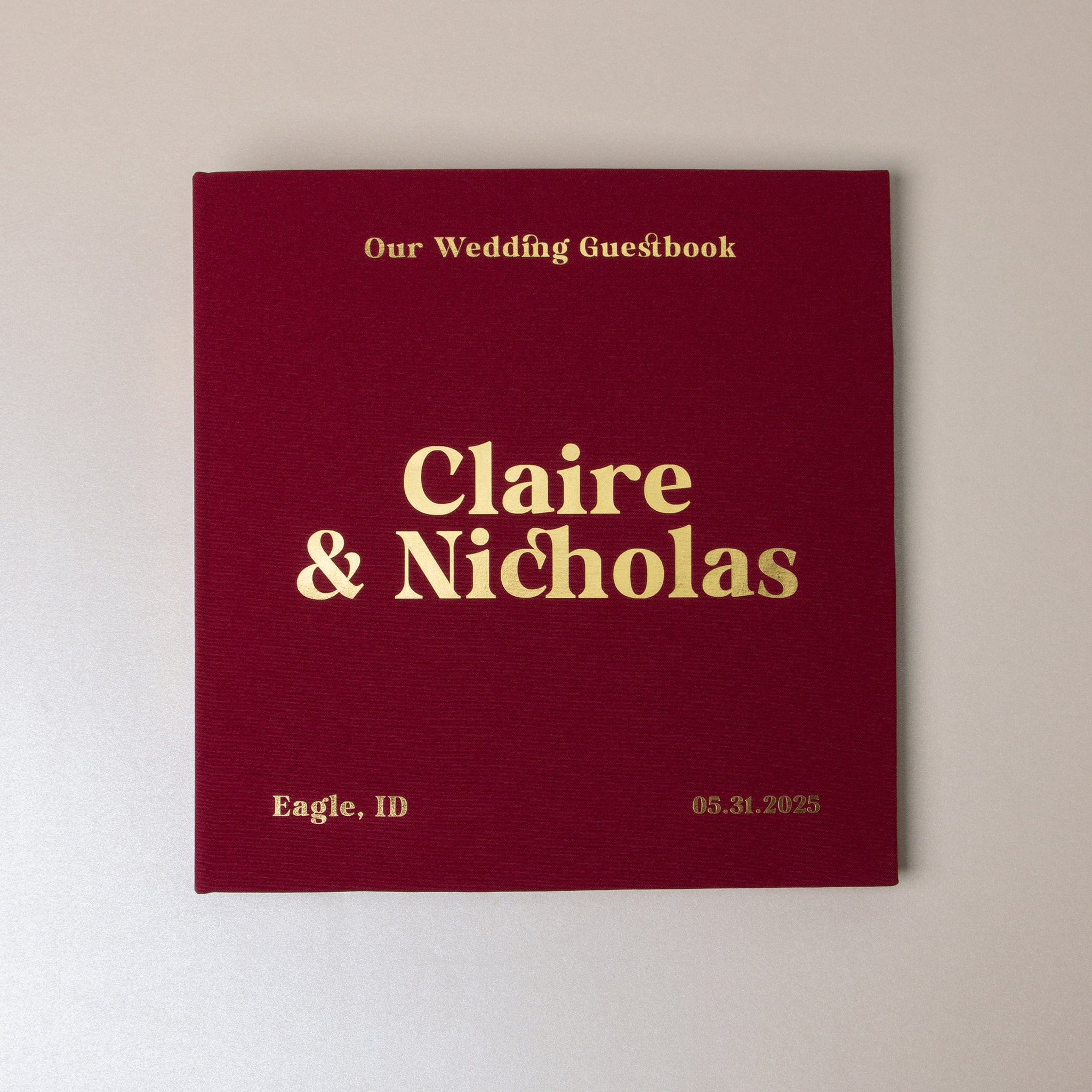 Cherry + Real Gold | Guest Book