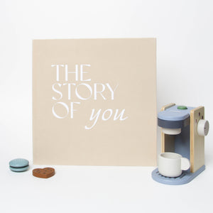 Sand + White Velour | 1st Year Baby Book