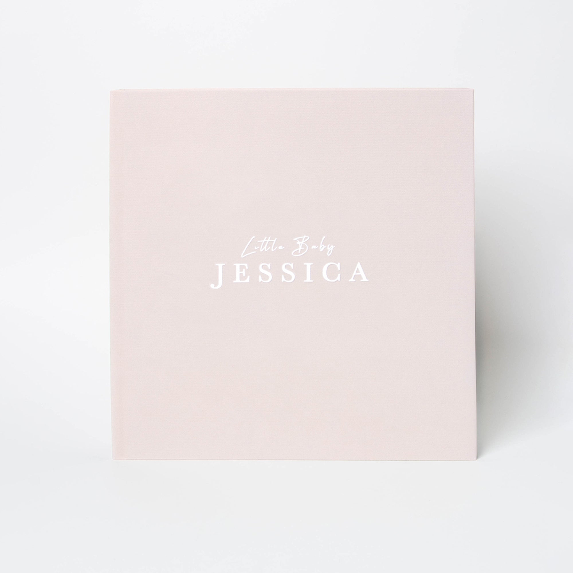 Cream + White Velour | 1st Year Baby Book