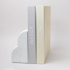 Ivory + White Velour | 1st Year Baby Book