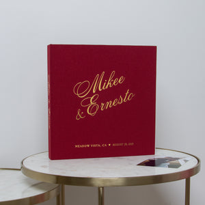 Cherry + Real Gold | Guest Book