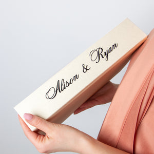 Ivory + Black Velour | Guest Book
