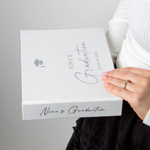 Silky White + Silver Matte | Graduation Book