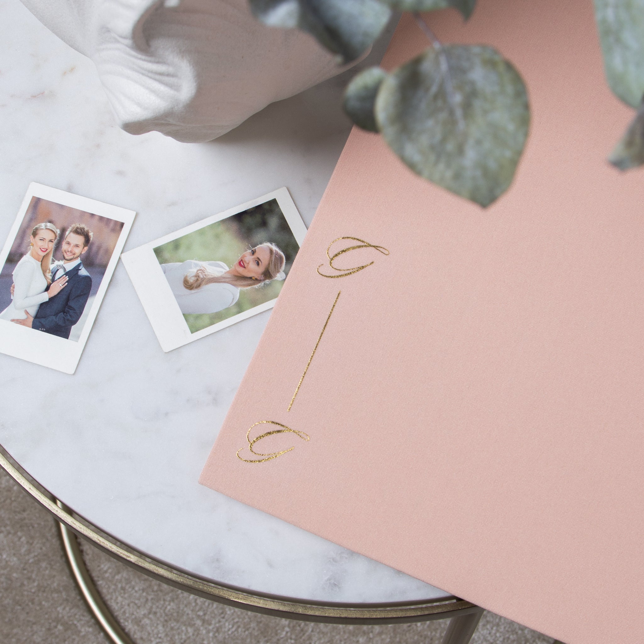 Peach + Real Gold | Guest Book
