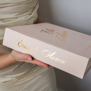 Cream + Real Gold | Guest Book