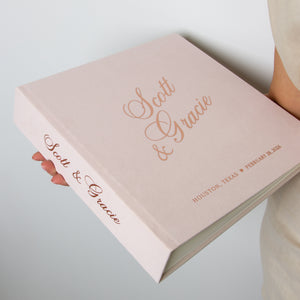 Cream + Rose Gold | Guest Book
