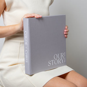 Coffee Table Album Set | Our Story, Bridal Shower, Wedding & Honeymoon