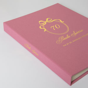 Dusty Pink + Rose Gold | Guest Book