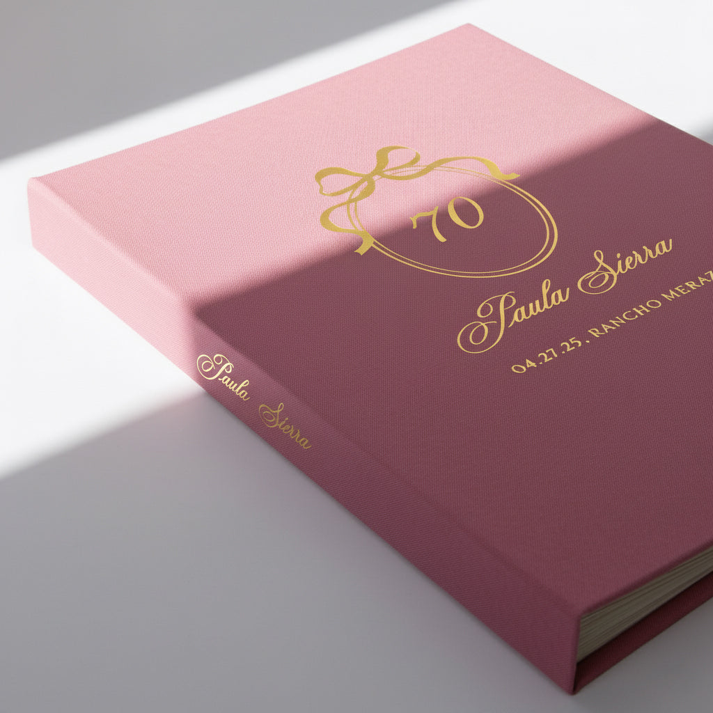 Dusty Pink + Rose Gold | Guest Book