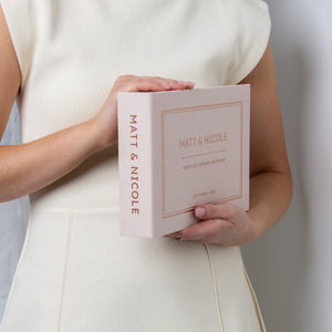 Cream + Rose Gold | Guest Book