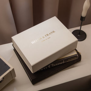 Ivory + Real Gold | Keepsake Box
