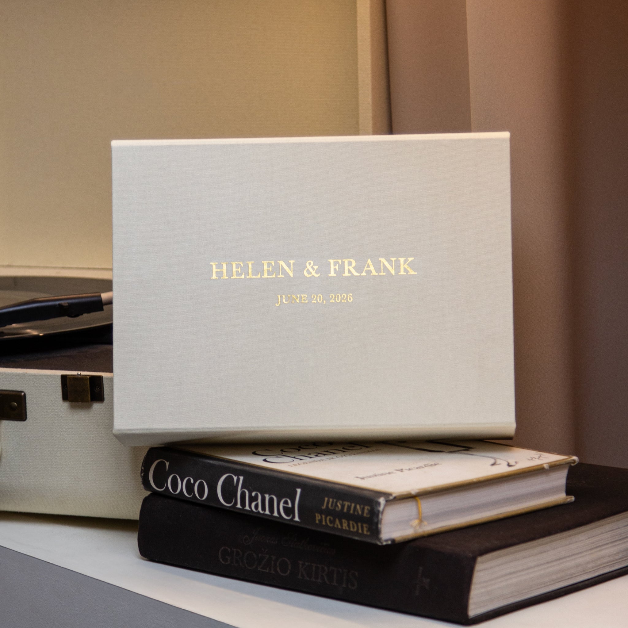 Ivory + Real Gold | Keepsake Box