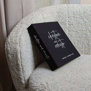Black + Silver Metallic | Guest Book
