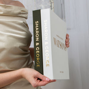 Woodland Green + Gold Metallic | Guest Book