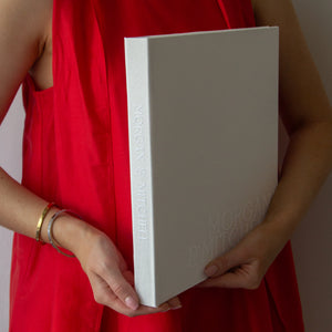 Silky White + White Velour | Guest Book
