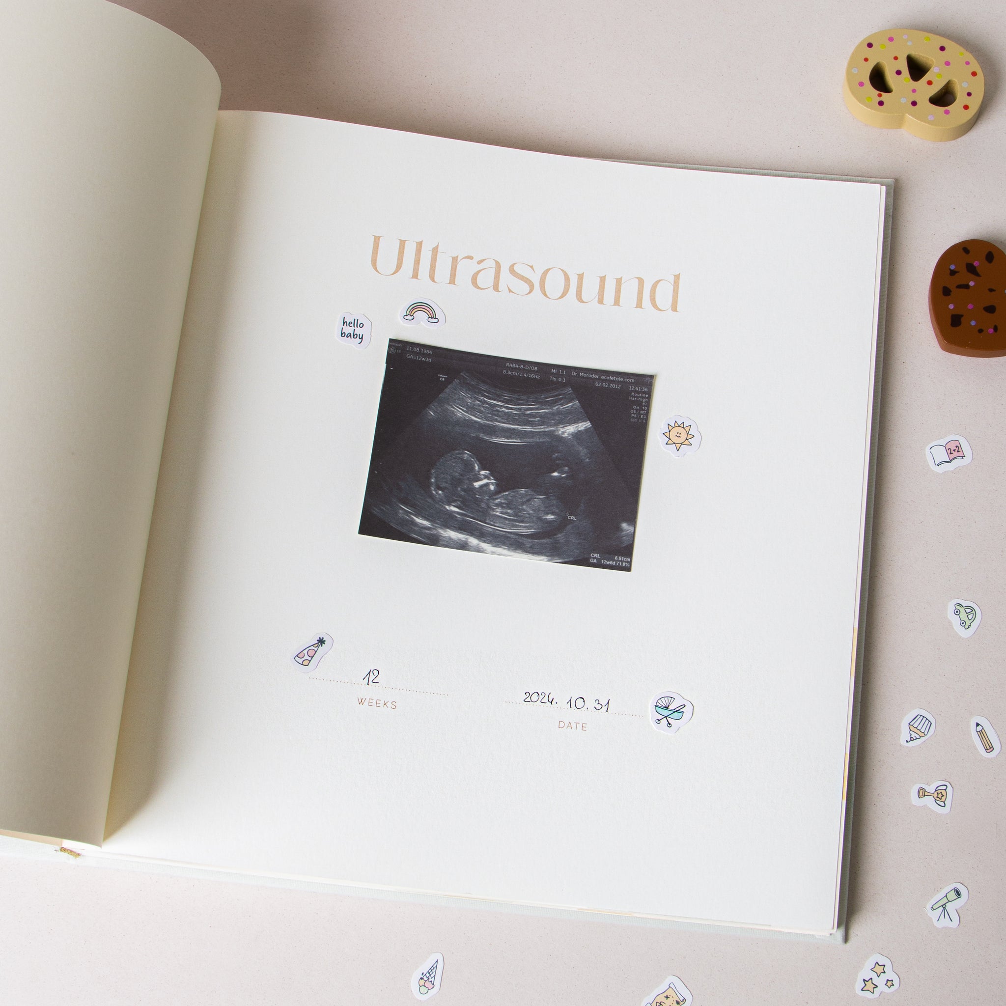 Baby Style Stickers for 1st Year Albums, entertain your guest