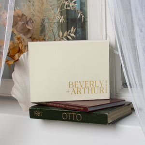 Ivory + Real Gold | Keepsake Box