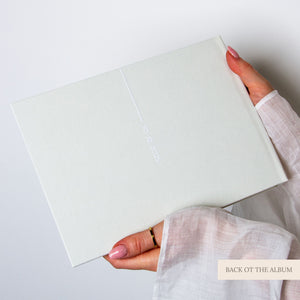 Silky White + White Velour | Guest Book
