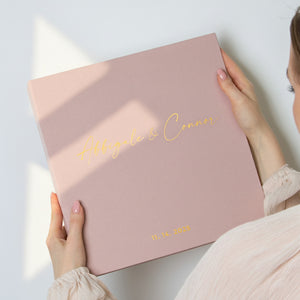 Vintage Rose + Gold Matte | Guest Book