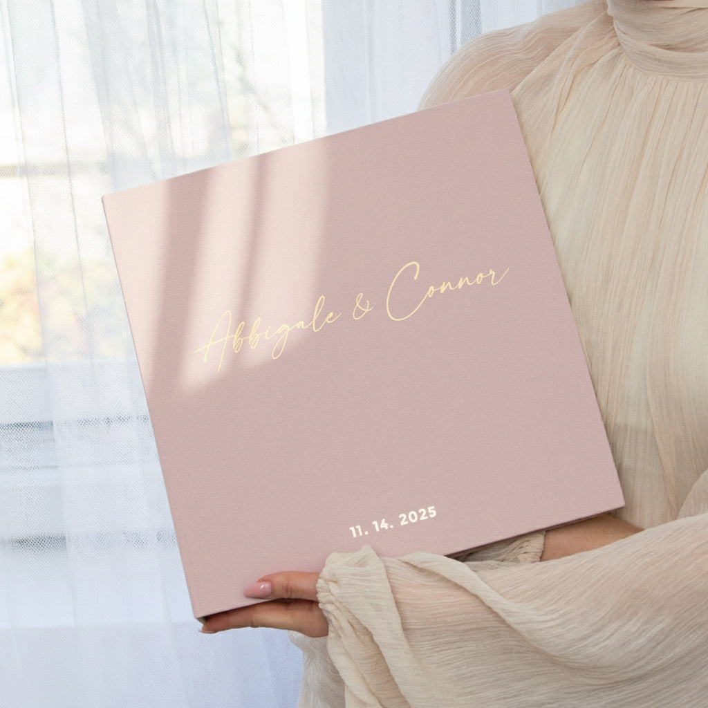 Vintage Rose + Gold Matte | Guest Book