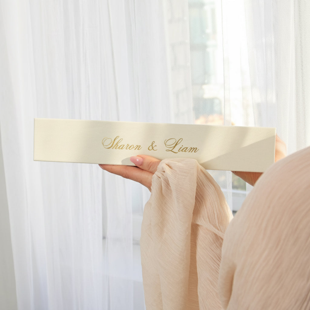 Ivory + Real Gold | Binder with Sleeves