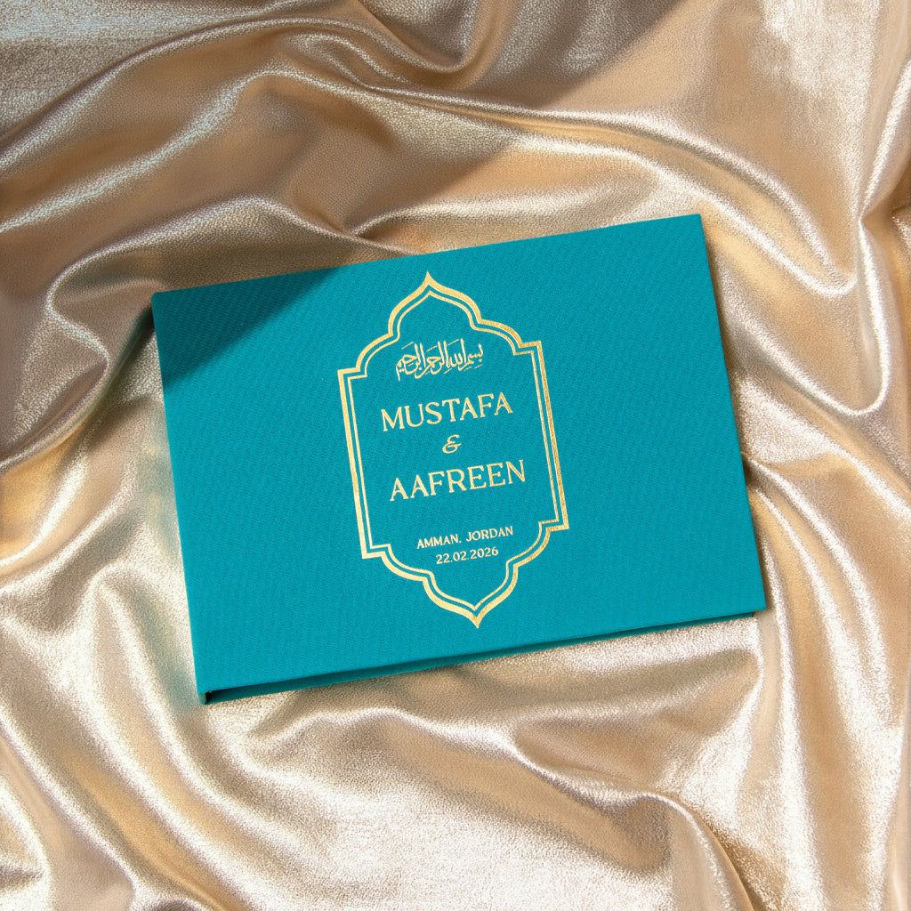 Teal + Real Gold | Arabic Album