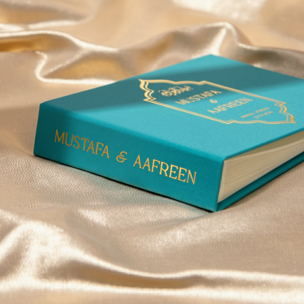 Teal + Real Gold | Arabic Album