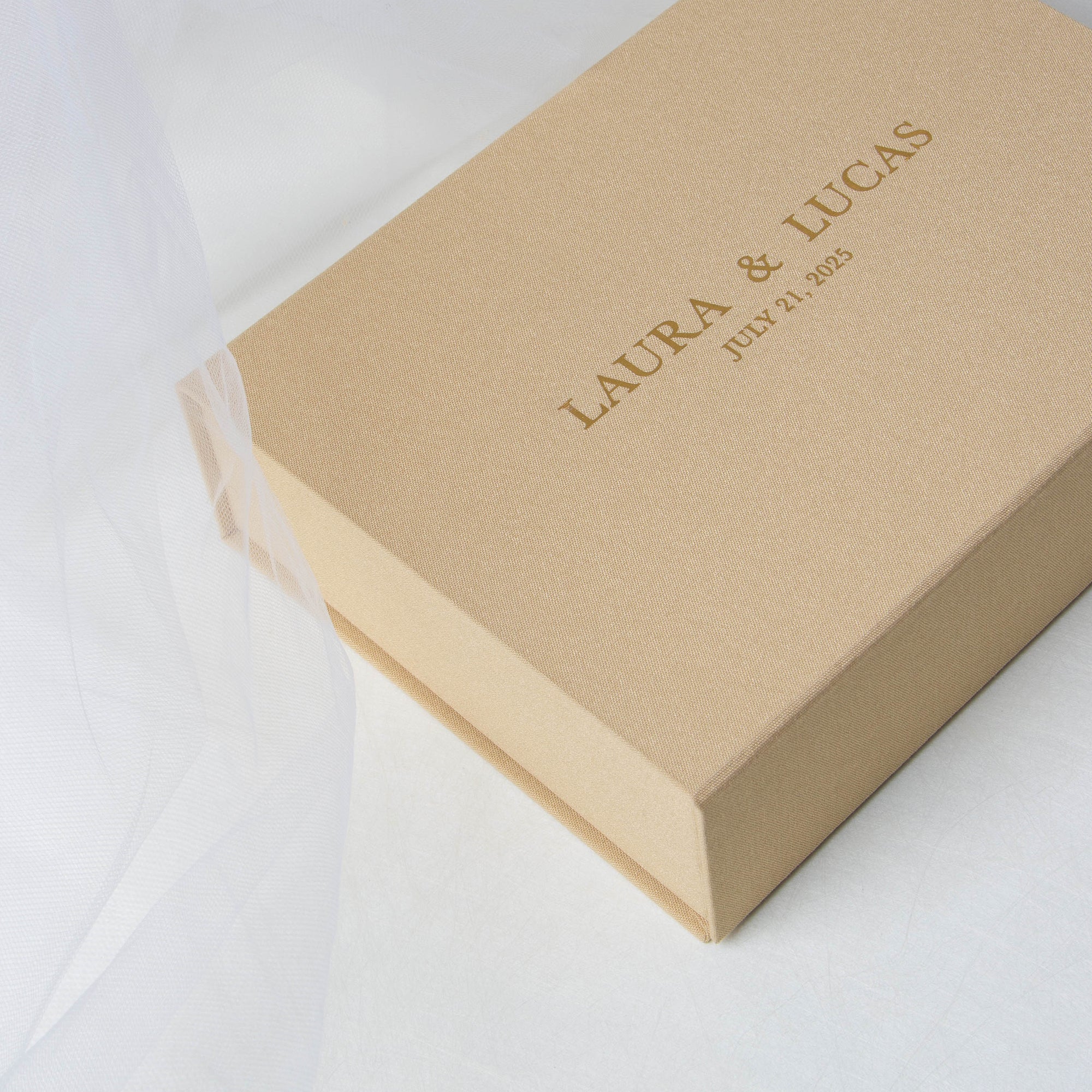Amber + Real Gold | Keepsake Box