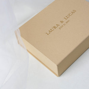 Amber + Real Gold | Keepsake Box