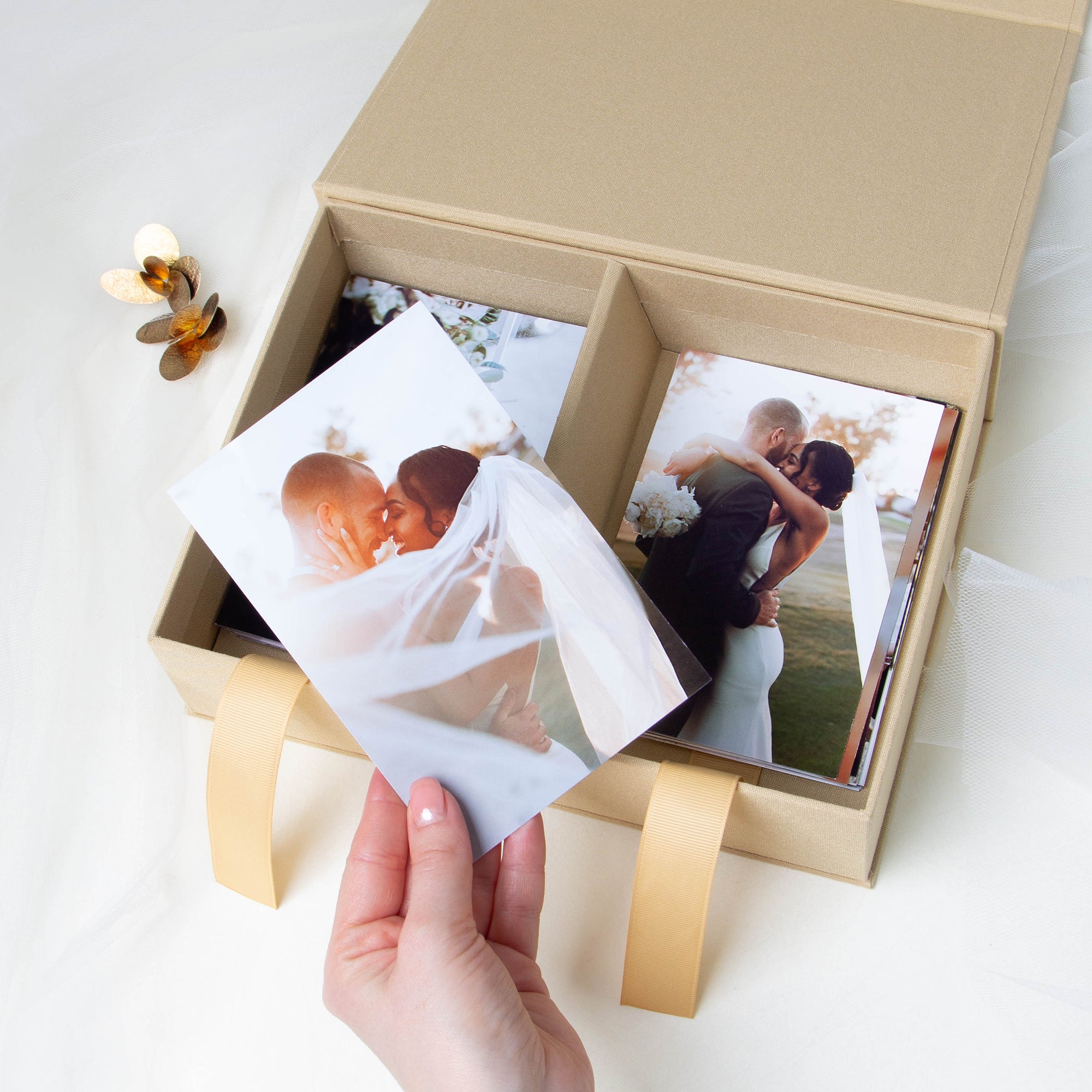 Amber + Real Gold | Keepsake Box