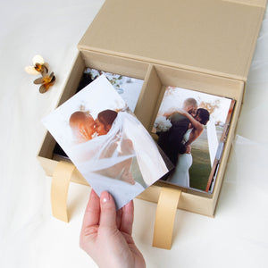 Amber + Real Gold | Keepsake Box