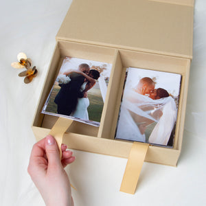 Amber + Real Gold | Keepsake Box