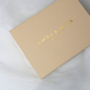 Amber + Real Gold | Keepsake Box