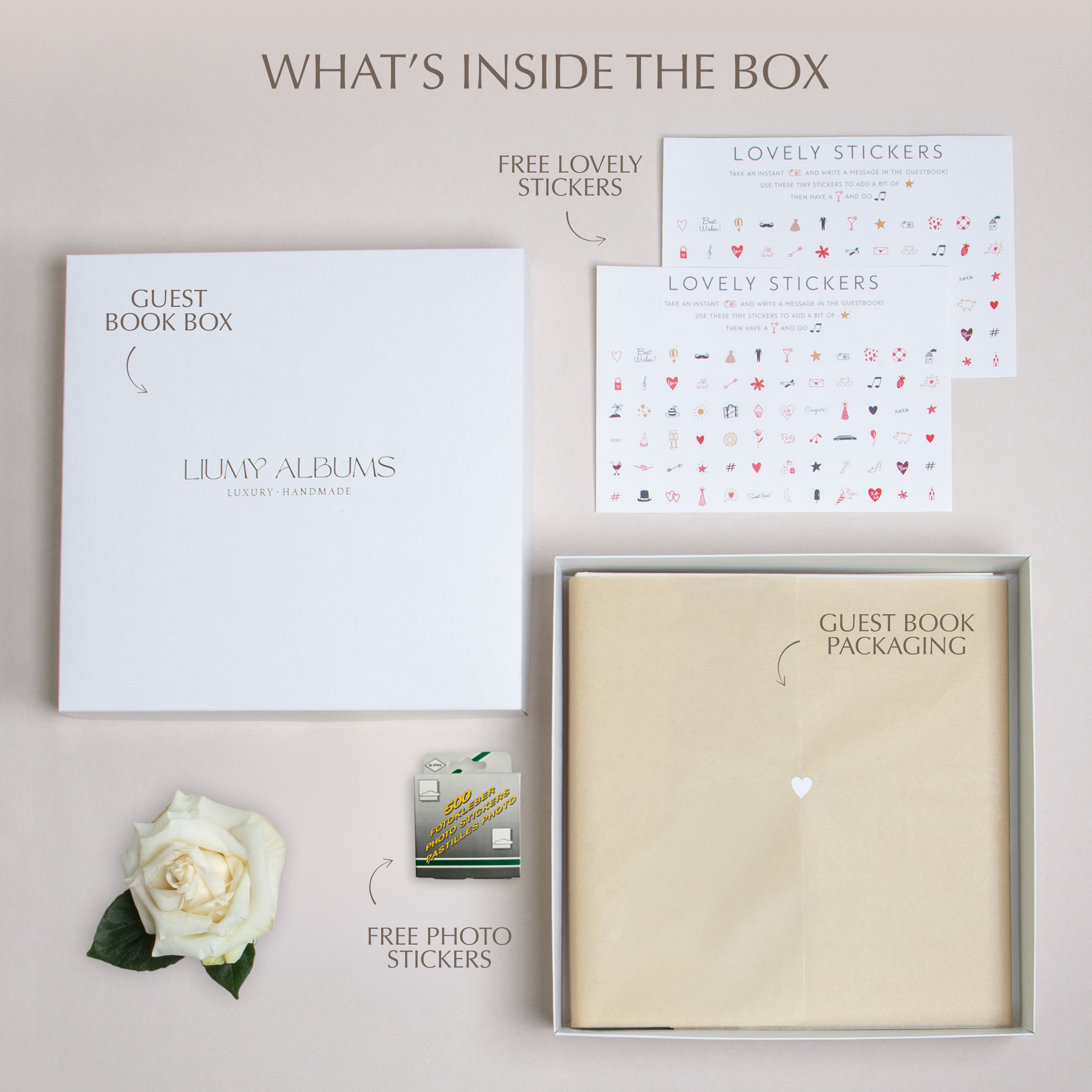 Silky White + Real Gold | Graduation Book