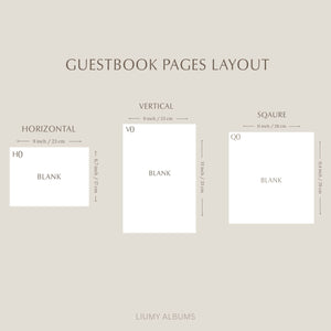 Sage Green + White Velour | Letters to Bride Guest Book