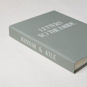 Sage Green + White Velour | Guest Book