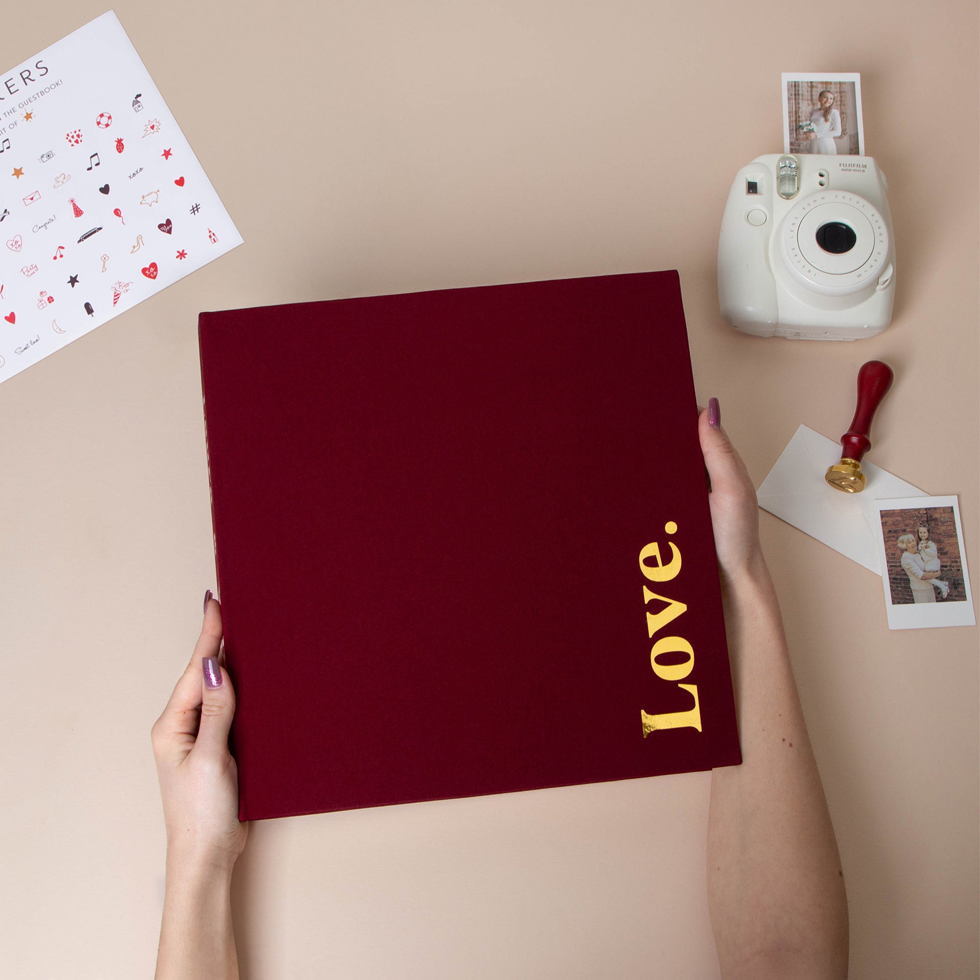 Cherry + Real Gold | Guest Book