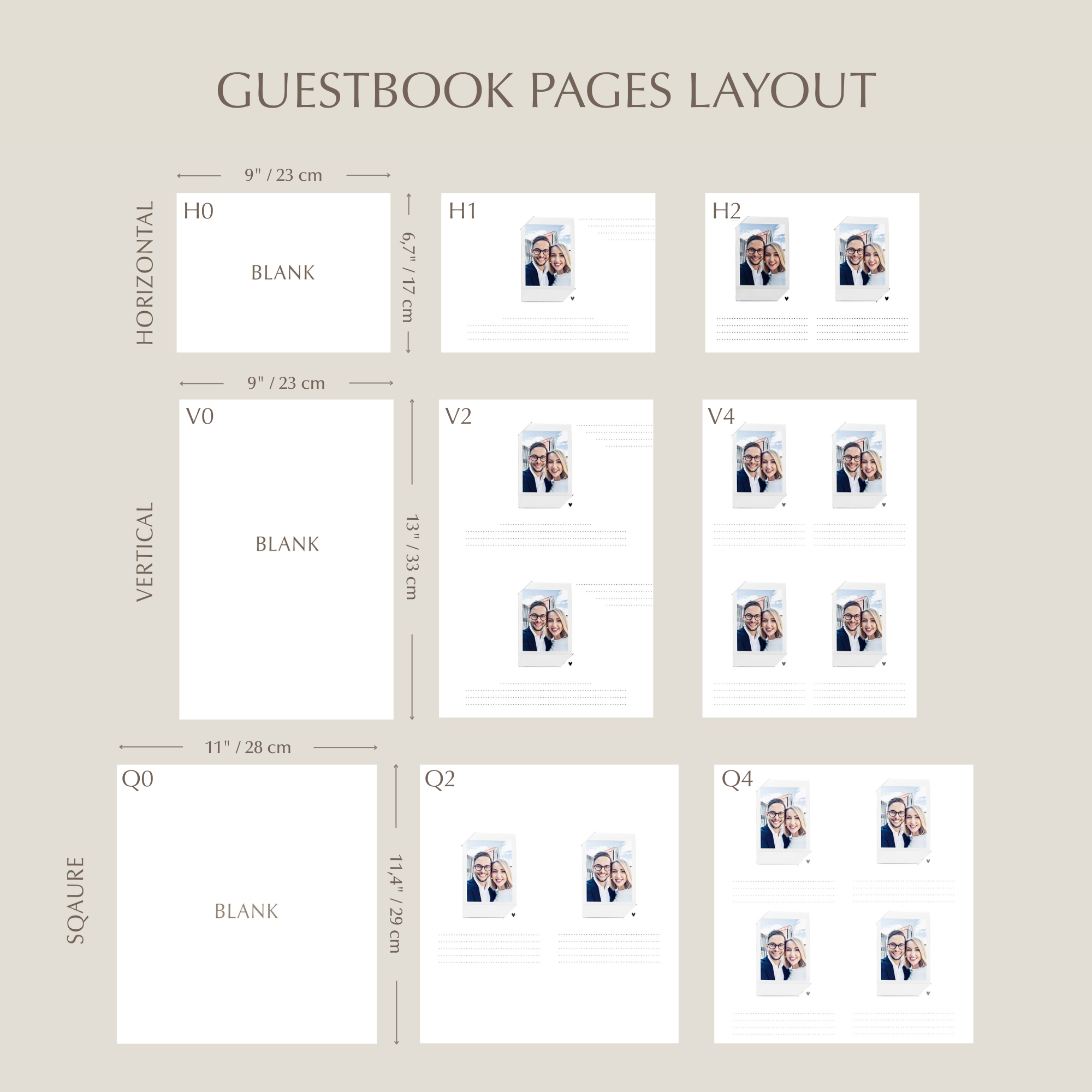 Silky White + Real Gold | Guest Book