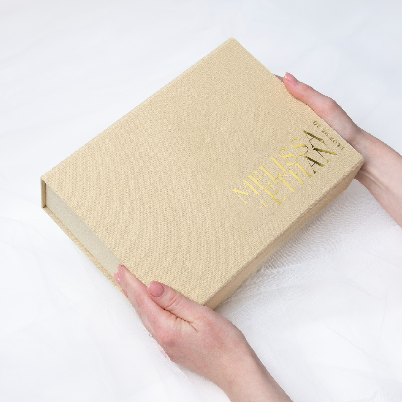 Amber + Real Gold | Keepsake Box