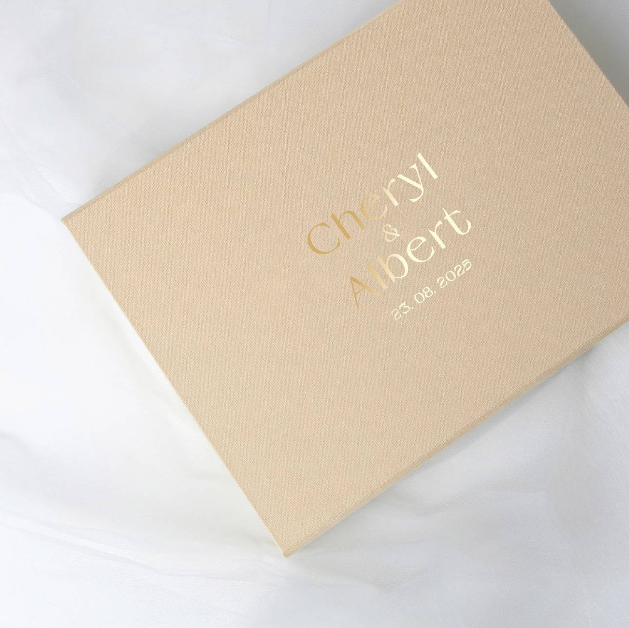 Amber + Real Gold | Keepsake Box