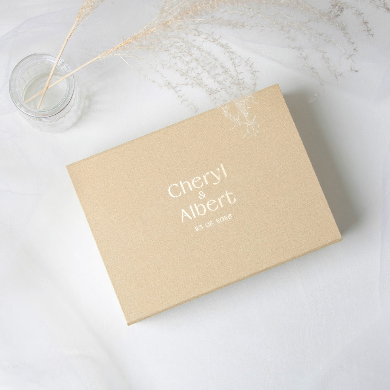 Amber + Real Gold | Keepsake Box