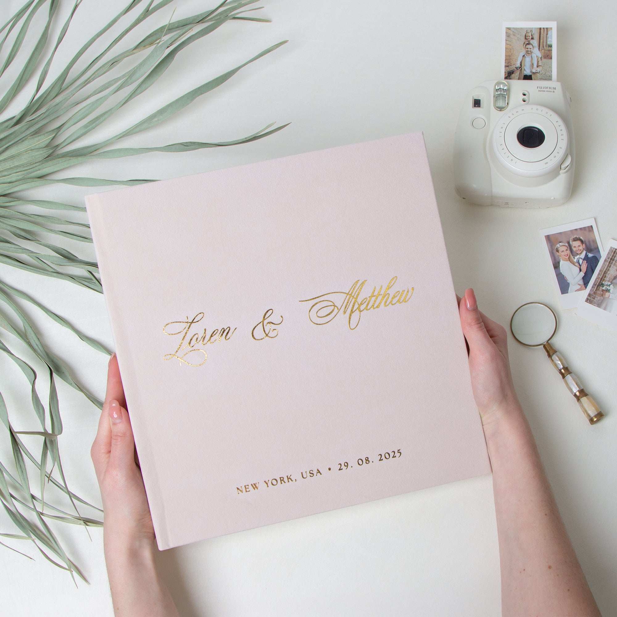 Cream + Real Gold | Guest Book