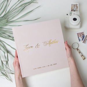 Cream + Real Gold | Guest Book