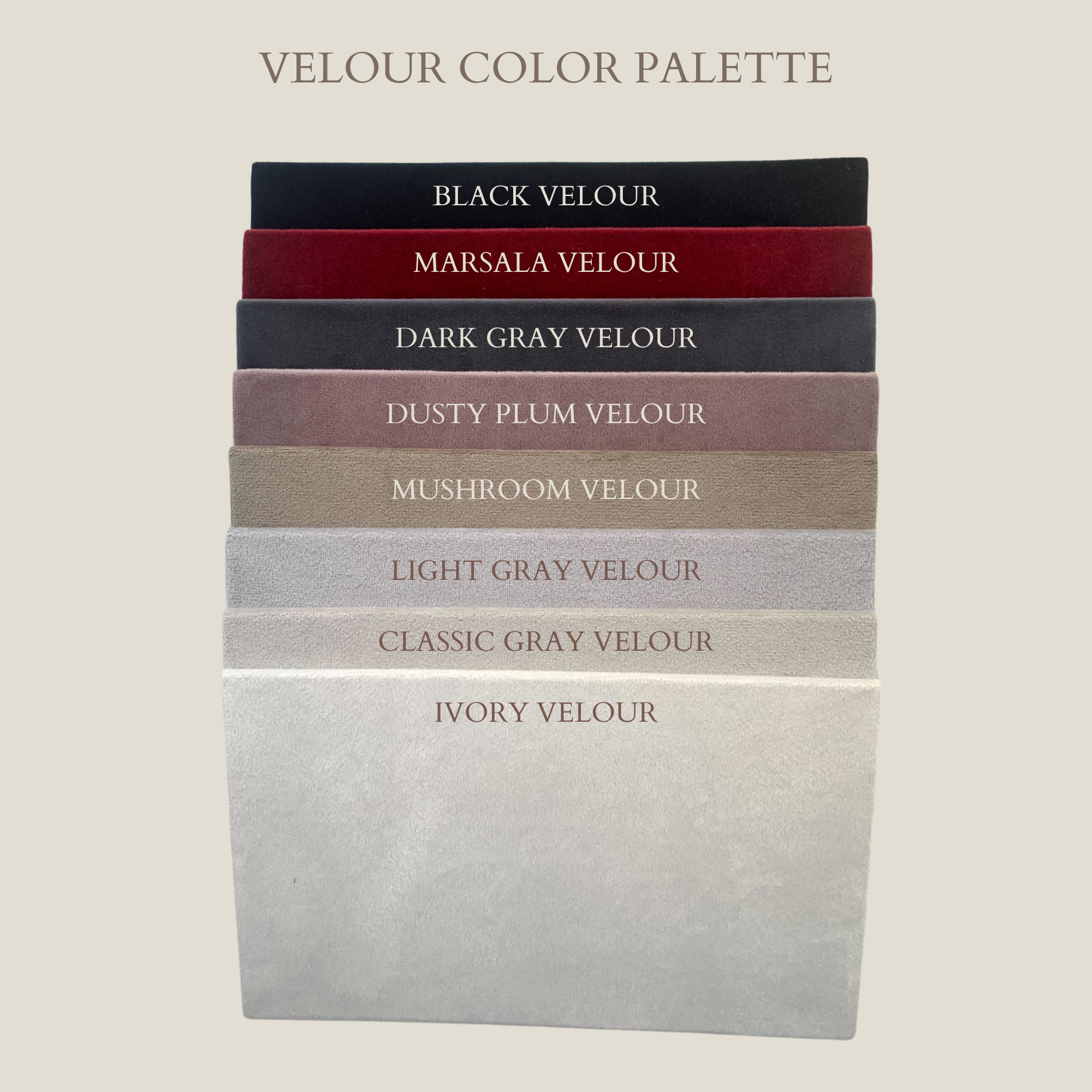 Dusty Plum Velour + Real Gold | Guest Book